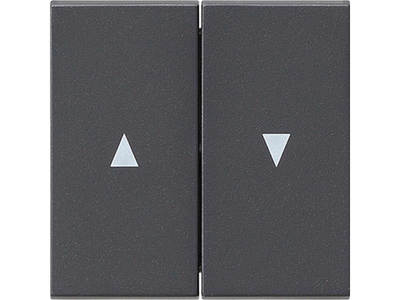 1St. Gira 029428 Wippen mit Pfeilsymbol System 55 Anthrazit