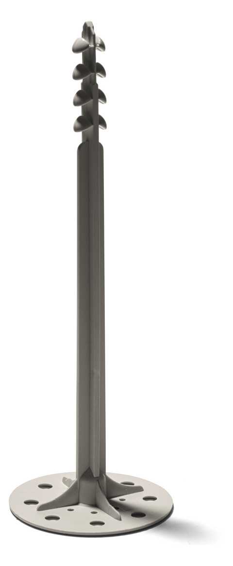 75St. Schnabl Stecktechnik 31590 Dämmstoffhalter DHI 17 H0 PA hellgrau