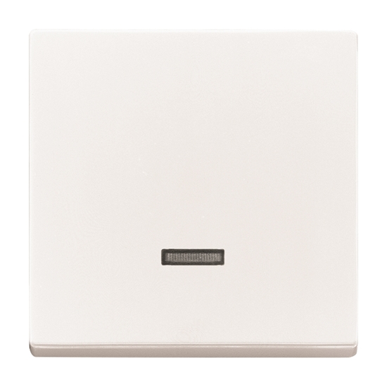 1St. Busch-Jaeger 6543-84-101 Bedienelement, mit Glimmlampe carat studioweiß