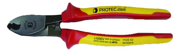 1St. Protec.class PVDE-C2 Kabelschere 210mm genietet