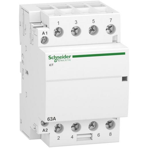 1St. Schneider Electric A9C20864 Installationsschütz iCT 63A 4S 220/240V 50Hz