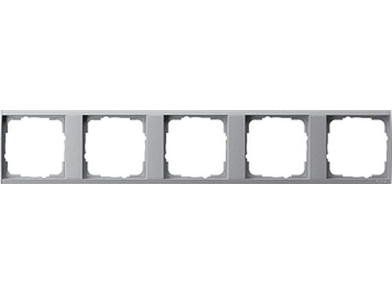 1St. Gira 146526 Zwischenr. 5fach Event Farbe Alu