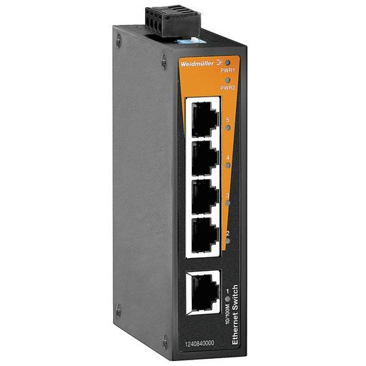 1St.Weidmüller IE-SW-BL05-5TX Netzwerk-Switch (unmanaged), unmanaged