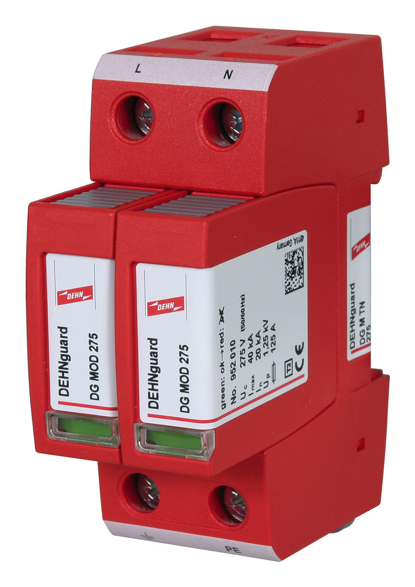 1St. Dehn 952200 Überspannungsableiter Typ 2 Dehnguard M für einphasige TN-Systeme DG M TN 275