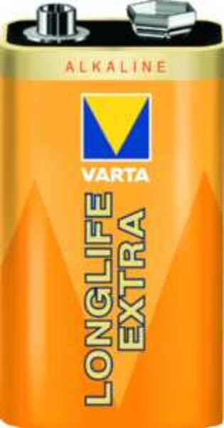 1St. HUECKMAN Longlife 9V 1er Batterie E-Block Varta Longlife 1 Stück