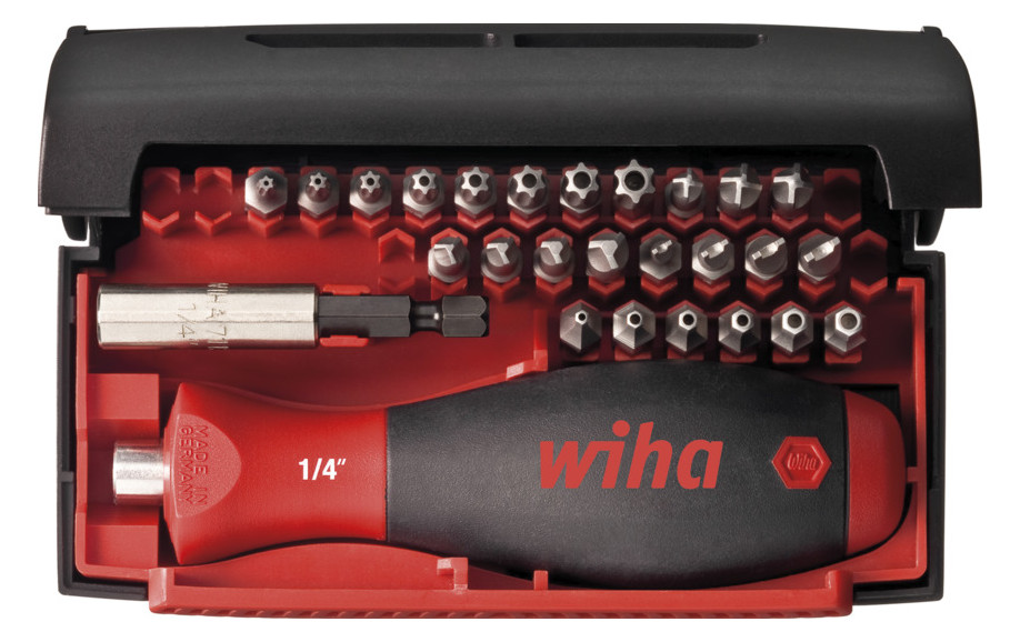 1St. Wiha 7928-928 Security-Bit-Collector mit Handgriff