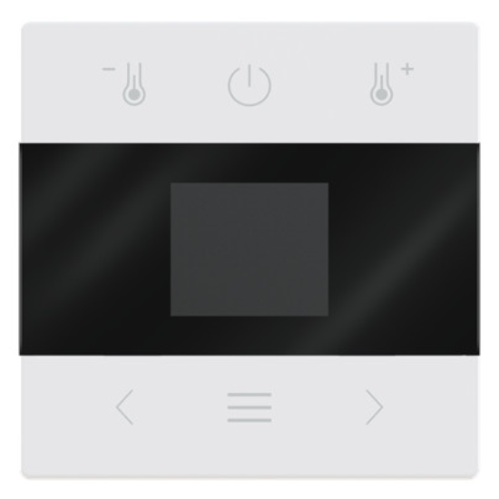 1St. Busch-Jaeger 1794 MDRT-884 Zentralscheibe für Raumtemperaturregler mit Display Bluetooth studioweiß matt 2CKA006430A0423