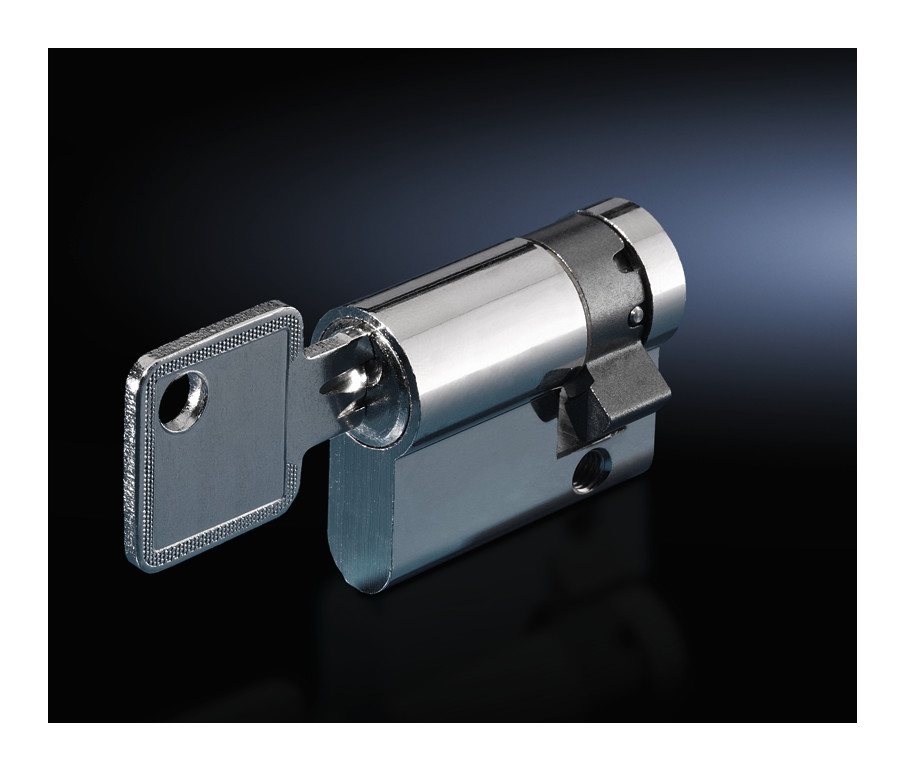 1St. Rittal CS 9785.040 1ST Profilhalbzylinder für Griffe nach DIN18252, Preis per VPE 9785040