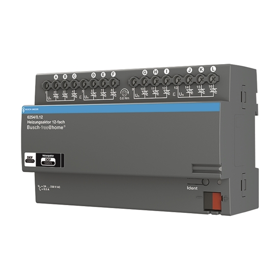 1St. Busch-Jaeger 6254/0.12 Heizungsaktor 12-fach, für Busch-free@home Busch-free@home