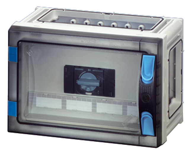 1St. Hensel FP 5104 ENYSTAR-Lastschaltergehäuse 100 A, 4polig + PE 68000111 FP5104