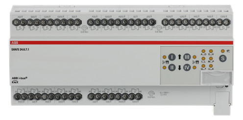 1St. ABB SAH/S24.6.7.1 Schalt-/Jalousieaktor, 24fach, 6 A, REG lichtgrau 2CDG110246R0011