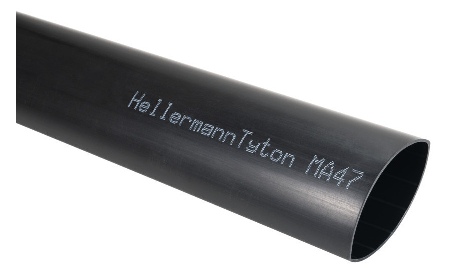 1m Hellermann Tyton 323-20080 Warmschrumpfschlauch 4:1 MA47-8,0/2,0 PO-X schwarz 1m