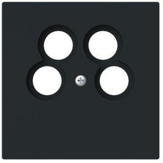 1St. Busch-Jaeger 1743/10-04-45M Zentralscheibe für Antennendosen 4-fach