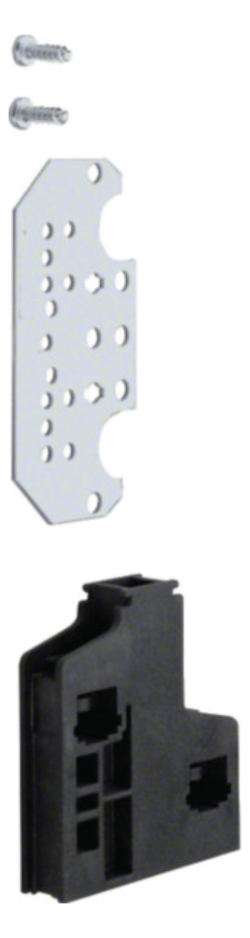 1St. Hager UZ02S2 PE/N-Träger universN 2-polig (2St)