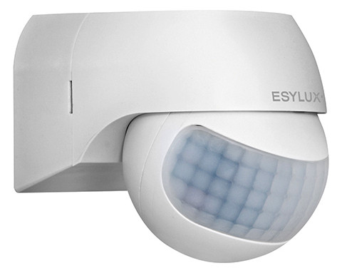 1St. ESYLUX MD 180 BASIC weiss Aussenbewegungsmelder