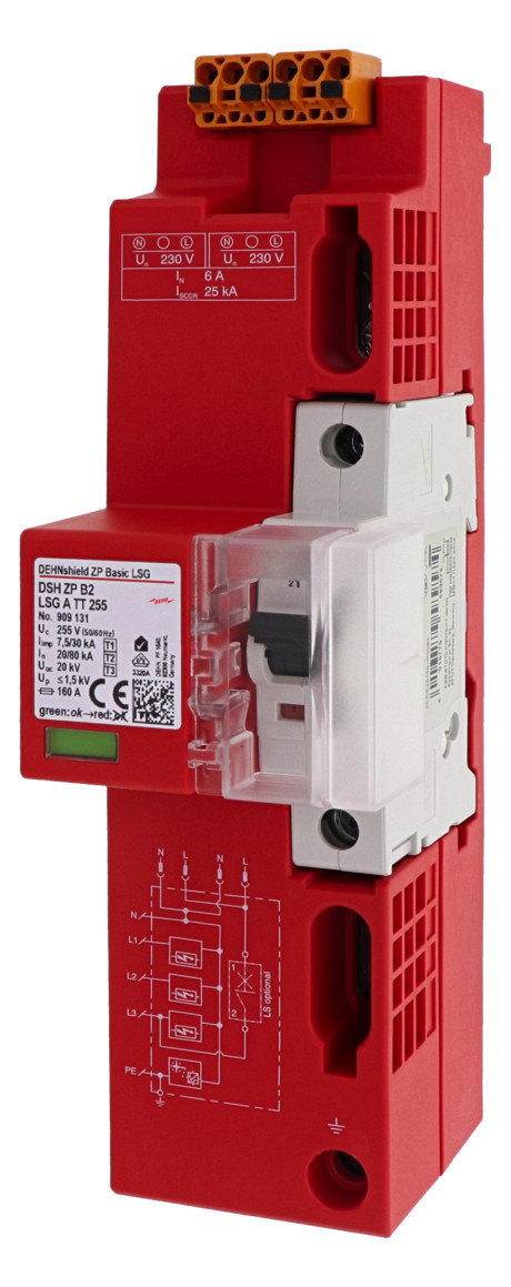 1St. Dehn 909131 Kombi-Ableiter Typ1+2+3, DSH ZP B2 LSG A TT 2