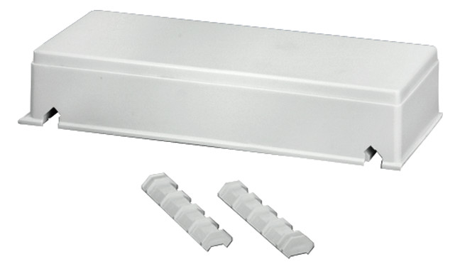 1St. Hensel FP FG 200 ENYSTAR-Anbauflansch Größe 2 ohne Vorpressungen, Nutzfläche 240x92mm 68000067 FPFG200