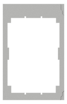 1St. Striebel & John ZH425 Einfachblende NH00, Zubehör CombiLine Innenausbausystem lichtgrau 2CPX062952R9999