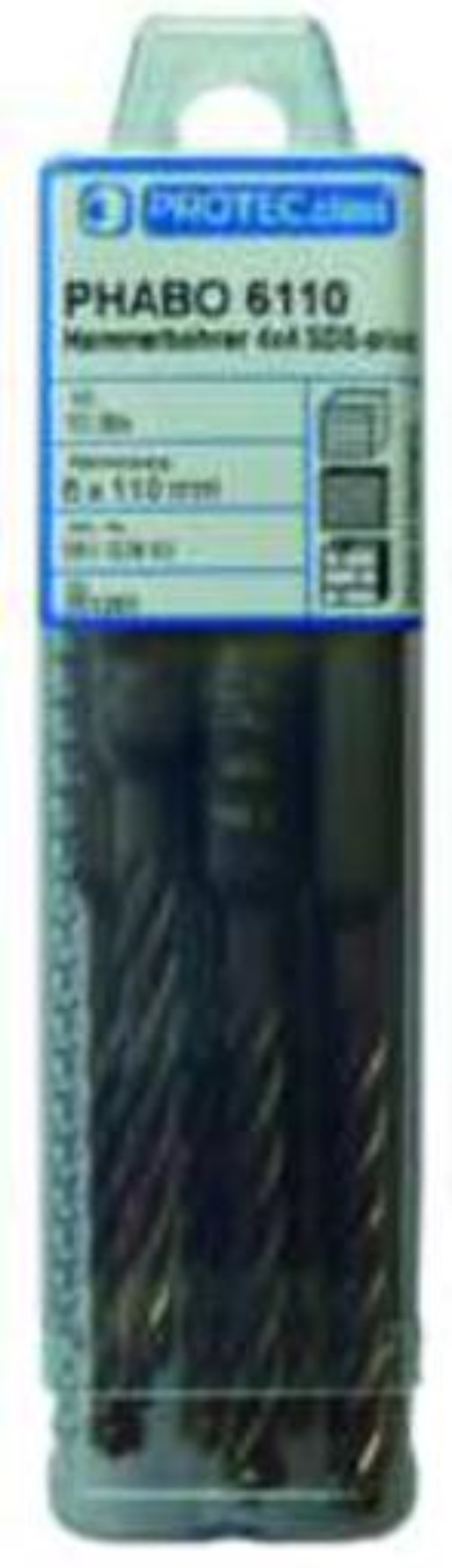 1St. Protec.class PHABO6110 4X4 10P Hammerbohrer SDS+ 4x4 6x110 10er Pack
