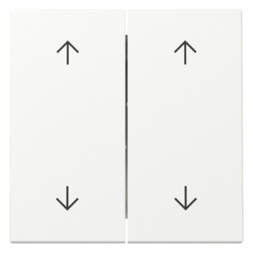 1St. Gira 329727 Wippe 2-fach Pfeile System 55 reinweiß seidenmatt