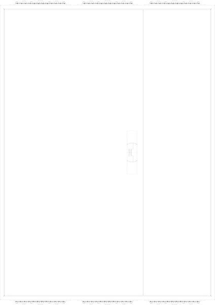 1St. F-Tronic ZA113 Leergehäuse ZA113, IP31/IP43, H=1100mm, B=800mm 7120508