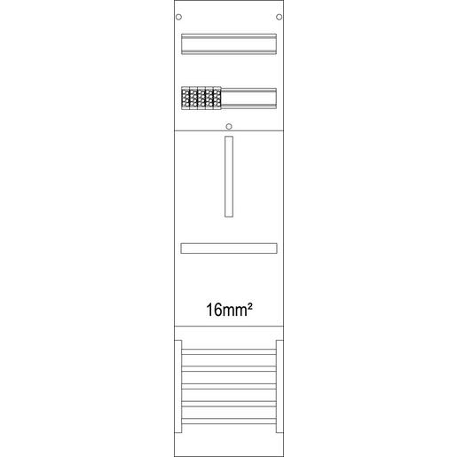 1St. F-Tronic Z1B-16 Zählerfeld 1-feldrig H=1050mm 1-3.HZ 16mm² 7120154 1St. F-Tronic Z1B-16 Zählerfeld 1-feldrig H=1050mm 1-3.HZ 16mm² 7120154...