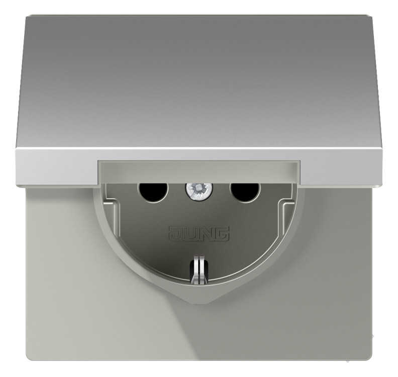 1St. Jung AL1520KIKL Steckdose 16A  250V Berührungsschutz Klappdeckel AL 1520 KIKL