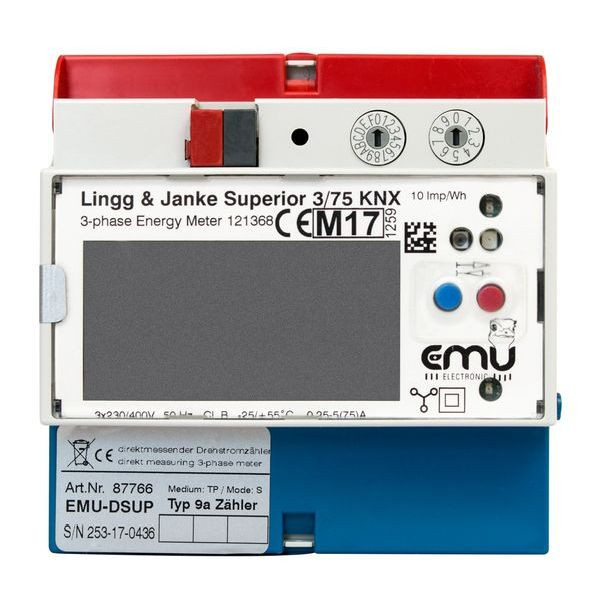 1St. Lingg&Janke REG KNX 3-Pha EZ-EMU-DSUP-D-REG-FW Suprior direktmessend 3x230/400VAC