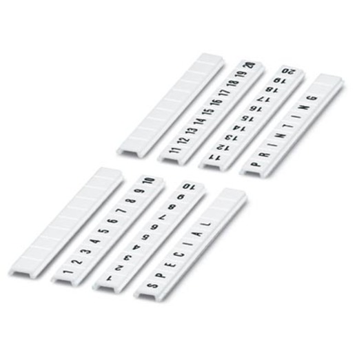 10St. Phoenix ZBF 5,LGS:Zahlen 11-20 Zackband flach 10-teilig längs bedruckt mit den fortlaufenden Zahlen: 11 ..