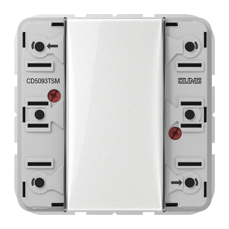 1St. Jung CD5093TSM KNX Tastsensor-Modul Universal 3fach Beschriftungsfeld integrierter Busankoppler CD 5093 TSM
