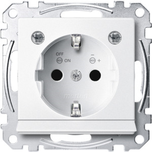 1St. Merten MEG2304-0419 Steckdose m. Lichtausl. u. LED-Be MEG2304-0419