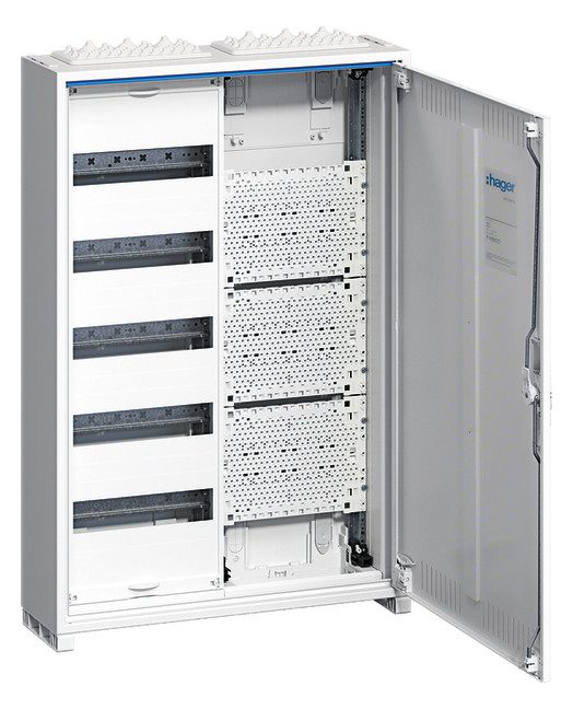 1St. Hager FWB52K1 Feldvert.AP, univers, 1x5reihig+Media, QC