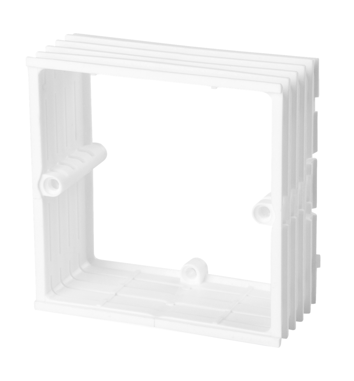 15St. F-Tronic PAQ Putzausgleich PAQ, quadratisch, für HW+UP Gerätedosen massiv 7390089