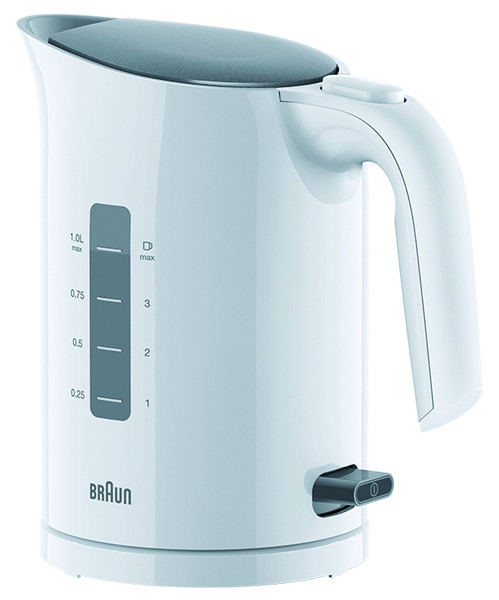 1St. BRAUN WK 3000 Wasserkocher weiss