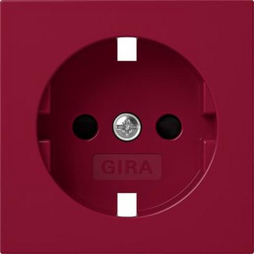 1St. Gira 4984108 Abd. Steckd. SH System 55 Rot