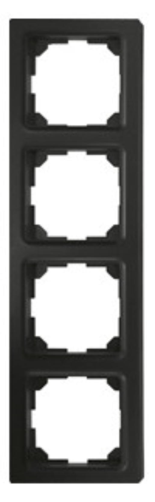 1St. Eltako 4-fach-Rahmen 55x55mm R4UE55-am innen anthrazit matt 30055758