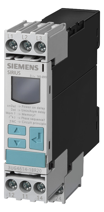 1St. Siemens 3UG4616-1CR20 Digitales Überwachungsrelais für dreiph.