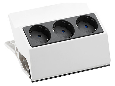 1St. Bachmann 500.000 PEGGY 3xCEE7/3 weiß 3,0m CEE7/7