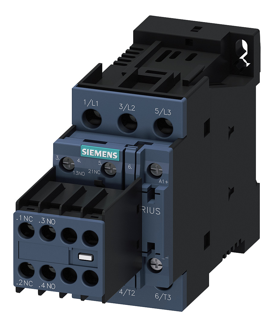 1St. Siemens 3RT2024-1AP04 Schütz, AC-3e, 12 A/5,5 kW/400V, 3-polig, AC 230V/50Hz, 2S+2Ö, Schraubanschluss