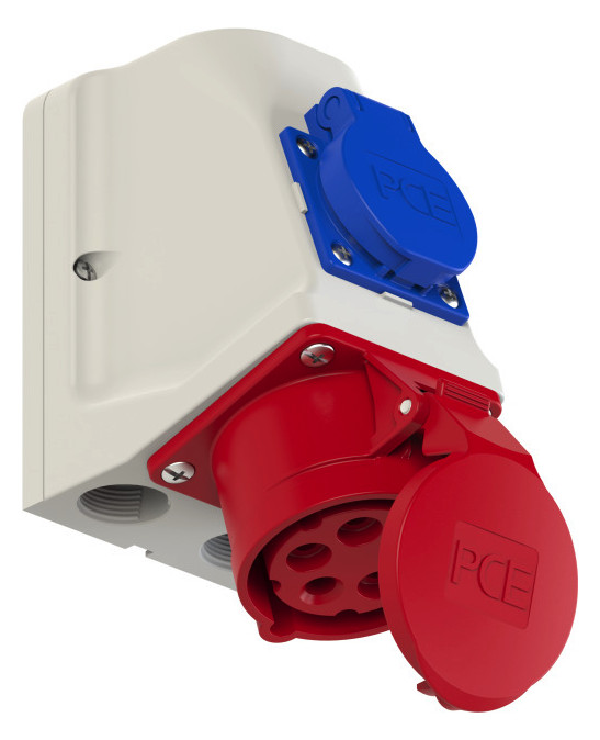 1St. PCE 9215-6 COMBO-Dose 16A 5p 6h IP44,