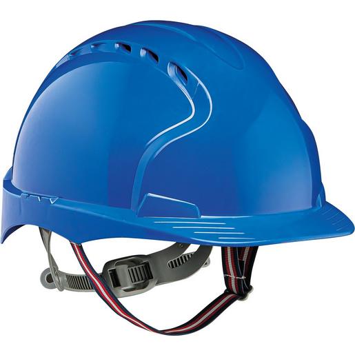 1St. Bizline BIZ 731683 Elektrikerhelm Evo 2, blau, mit 2-Punkt-Kinnband