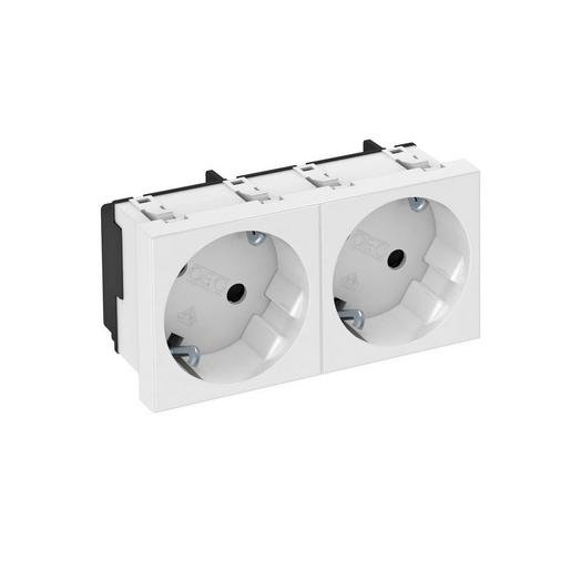 1St. OBO Bettermann STD-D3S RW2 Steckdose 33 , 2-fach Schutzkontakt 250V