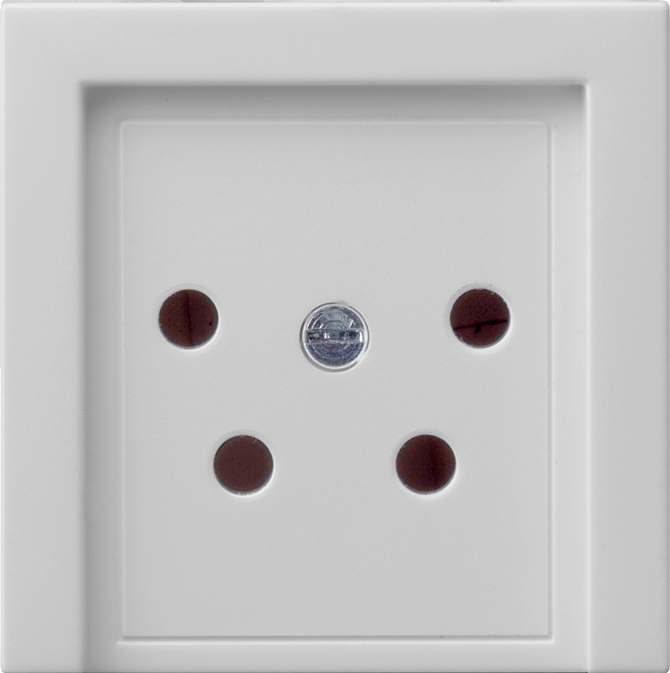 1St. Gira 0279015 Abd. KPN-Anschlussdose 4-p System 55 Grau m