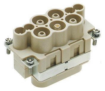 1St. Harting 09380082601 Einsätze, Han K4/4-M 6-16mm², berührsicher