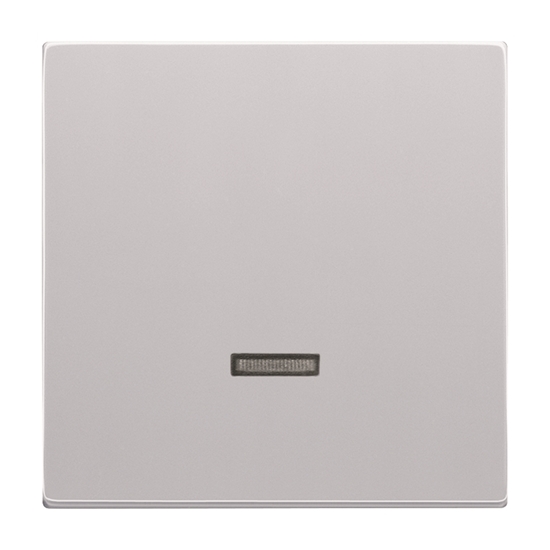 1St. Busch-Jaeger 6543-83-101 Bedienelement, mit Glimmlampe Busch-axcent alusilber