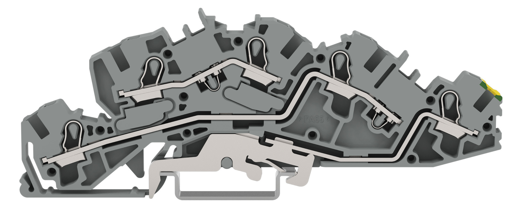 100St. Wago 2005-7645 Installationsetagenklemme L/L/PE Push-in