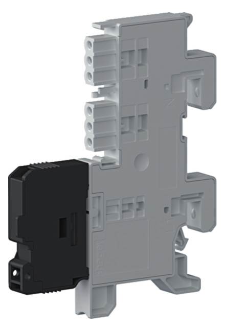 1St. Hager KU9S15HE Sammelschienenbox, 1.6A, 230V, 25kA, 2-polig, 2 Abgänge für Spg, VPE=1Stück