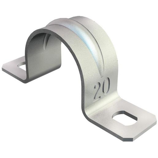 1St. OBO Bettermann 605 12 G Befestigungsschelle zweilappig 12mm