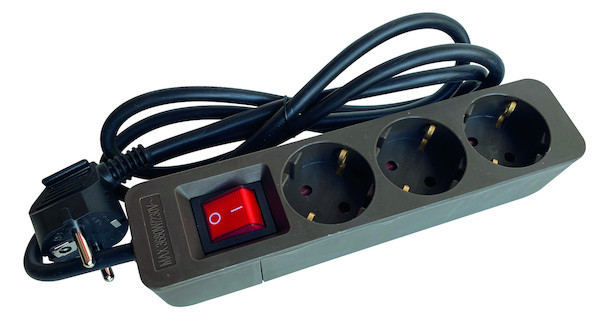 1St. PROTEC.CLASS PTSDS 3B PTSDS 3b 3fach mit Schalter braun 1St. Protec.class PTSDS 3B PTSDS 3b 3fach mit Schalter Braun