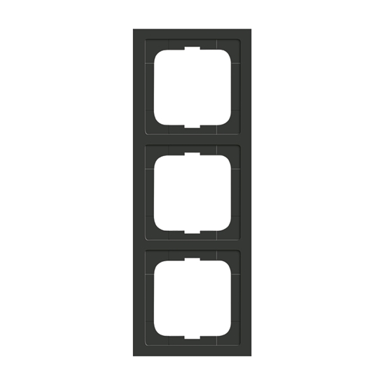 1St. Busch-Jaeger 1723-181K future linear-3-fach Rahmen future linear anthrazit